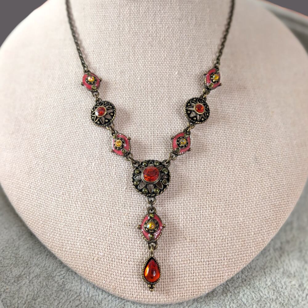 Vintage 90s Nina Ricci x Avon Y-Necklace